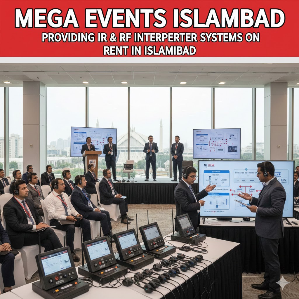 RF interpreter system Islamabad, IR interpreter system Islamabad, interpreter system on rent Islamabad, simultaneous interpretation system Pakistan, multilingual event solutions Islamabad, conference interpretation system Islamabad, corporate event interpreter system Pakistan, government event interpretation Islamabad, professional interpreter system rental, Mega Events Pvt. Ltd. Islamabad, event technology rental Islamabad, wireless interpreter system Islamabad, audio translation system Islamabad, international conference interpreter system, IR and RF devices rental Islamabad